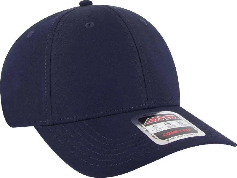 OTTO 19-1320 Comfy Fit 6 Panel Low Profile Style Baseball Cap - Navy