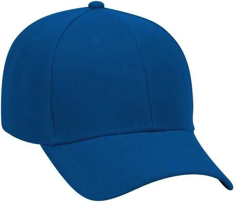 OTTO 19-609 Alternative Wool Blend Low Profile Pro Style Cap - Royal