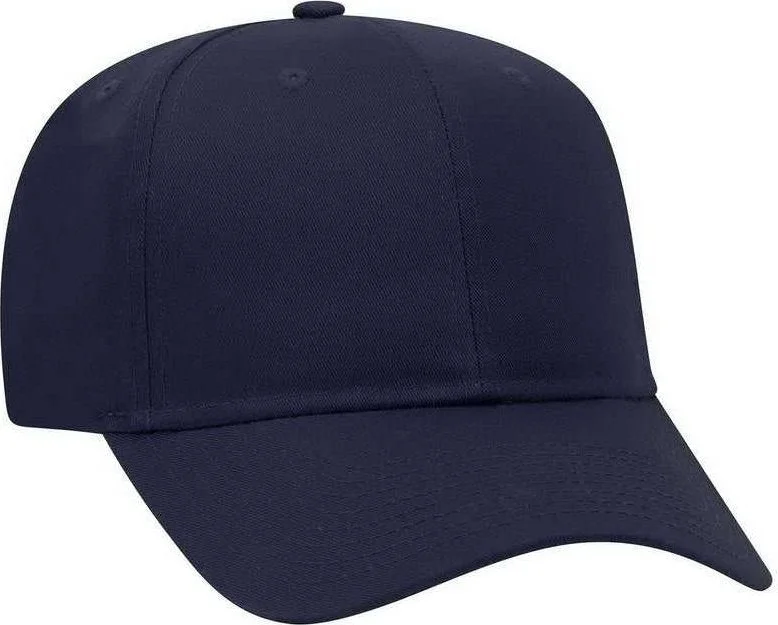 OTTO 27-079 Twill 8 Rows Stitching Pro Style Cap - Navy