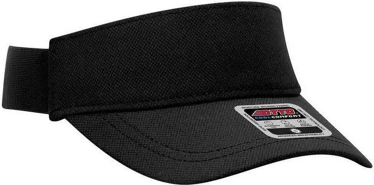 OTTO 60-1276 Upf 50 Sun Visor - Black