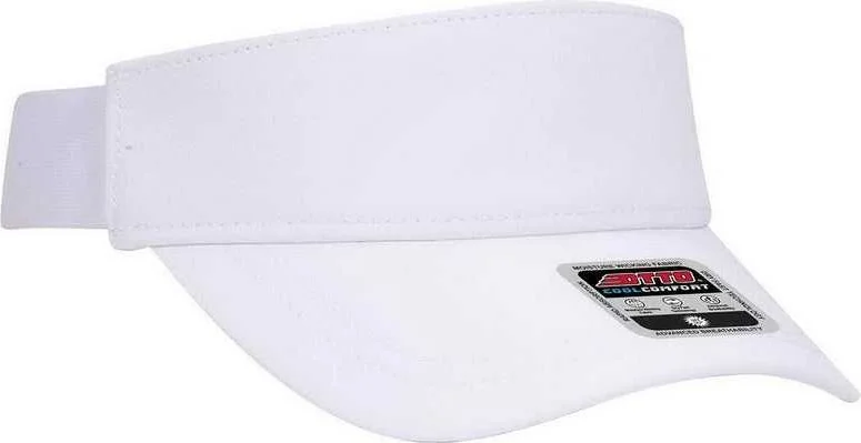 OTTO 60-1276 Upf 50 Sun Visor - White