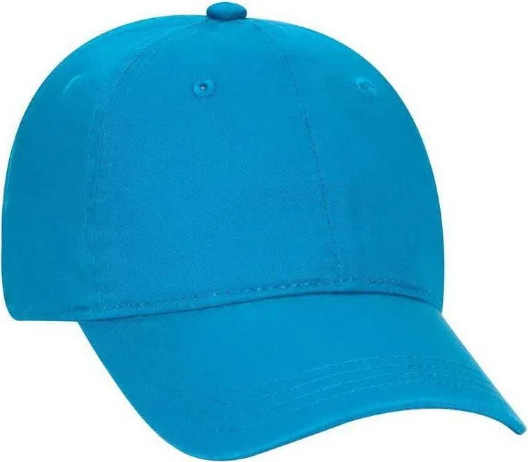 OTTO 64-1290  Youth 6 Panel Low Profile Dad Hat - Lake Blue