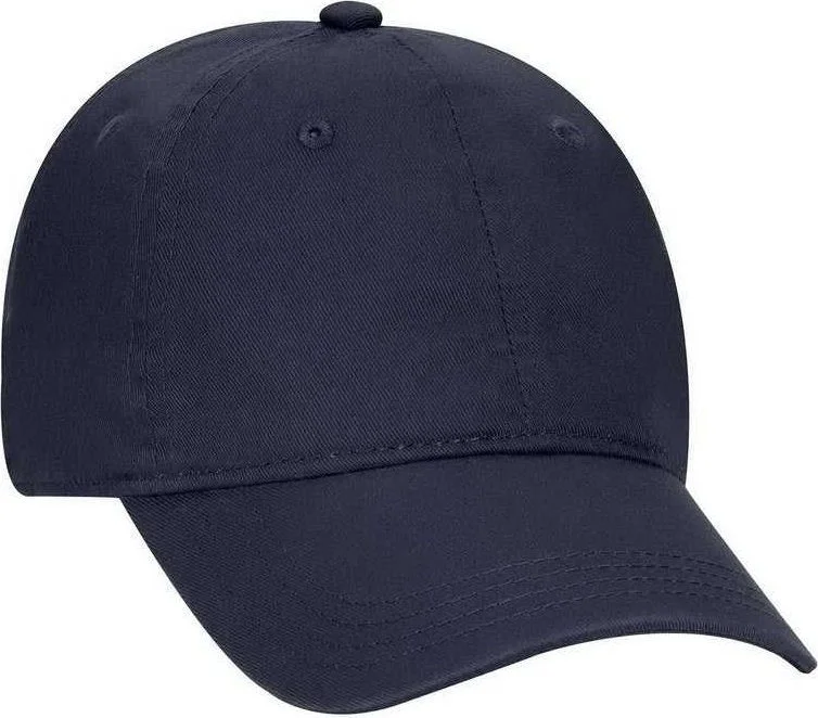 OTTO 64-1290  Youth 6 Panel Low Profile Dad Hat - Navy