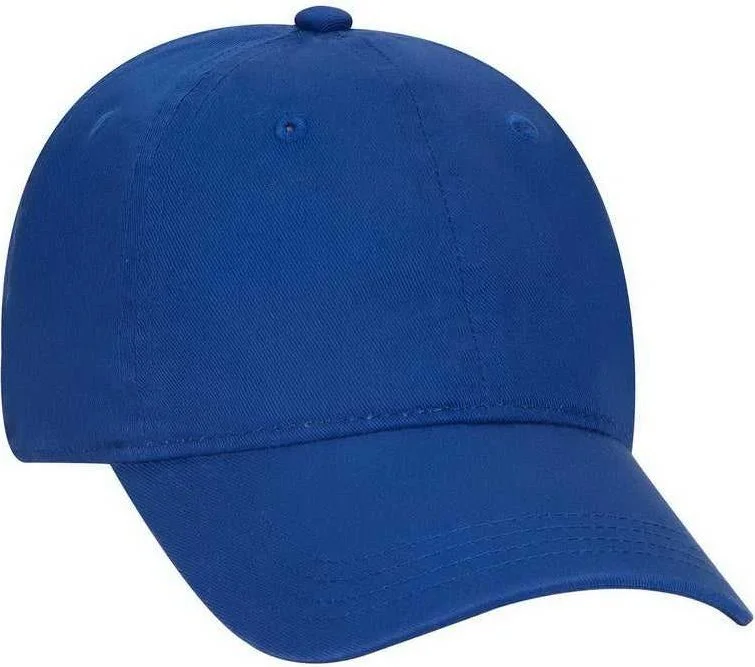 OTTO 64-1290  Youth 6 Panel Low Profile Dad Hat - Royal