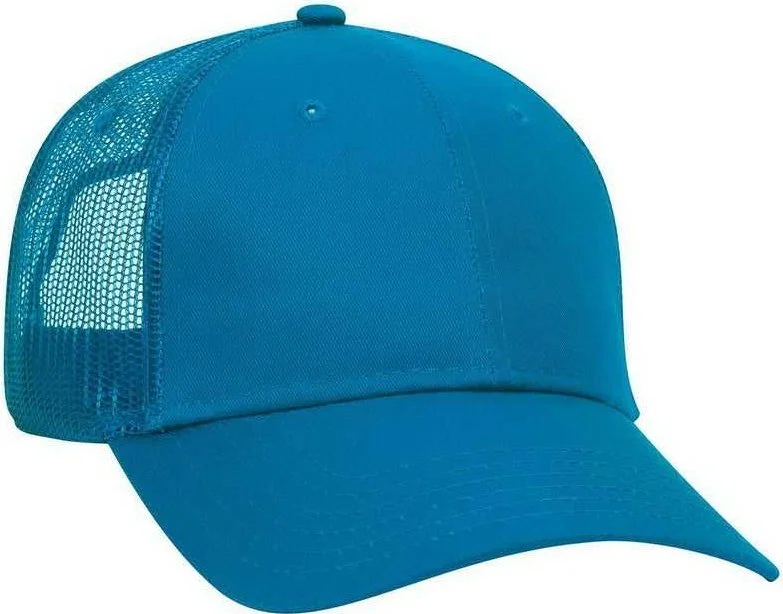 OTTO 65-1291 Youth 6 Panel Low Profile Baseball Cap - Lake Blue