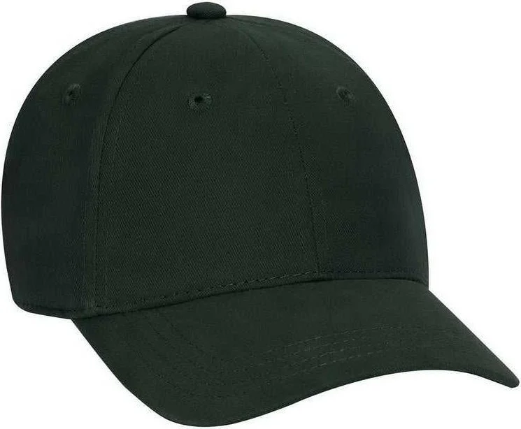 OTTO 65-758 Youth Brushed Cotton Twill Low Profile Pro Style Cap - Dark Green