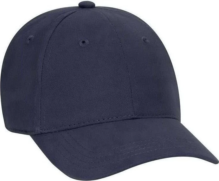 OTTO 65-758 Youth Brushed Cotton Twill Low Profile Pro Style Cap - Navy