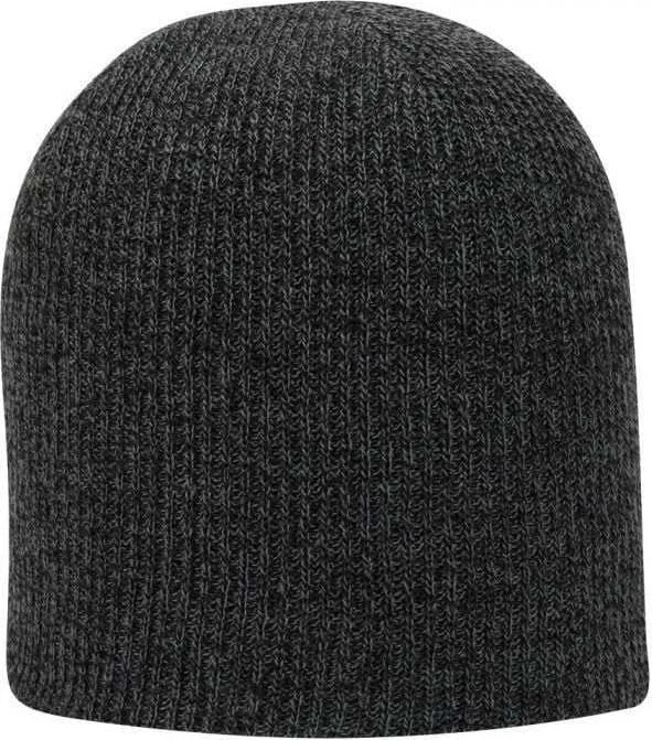 OTTO 82-1173 Super Soft Acrylic Knit Beanie - Black Charcoal