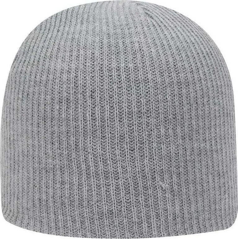 OTTO 82-1173 Super Soft Acrylic Knit Beanie - Heather Gray