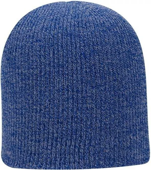 OTTO 82-1173 Super Soft Acrylic Knit Beanie - Royal White