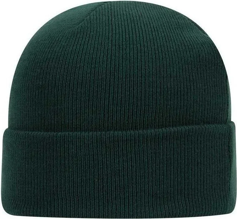 OTTO 82-404 100% Acrylic Knit Beanie Cap 12" - Dark Green