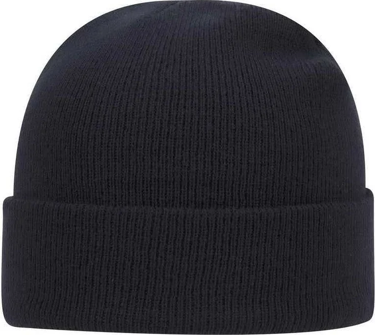 OTTO 82-404 100% Acrylic Knit Beanie Cap 12" - Navy