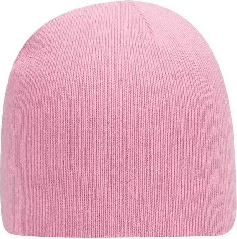 OTTO 82-481 60% Cotton/40% Acrylic Superior Cotton Knit Beanie, 9" - Pink