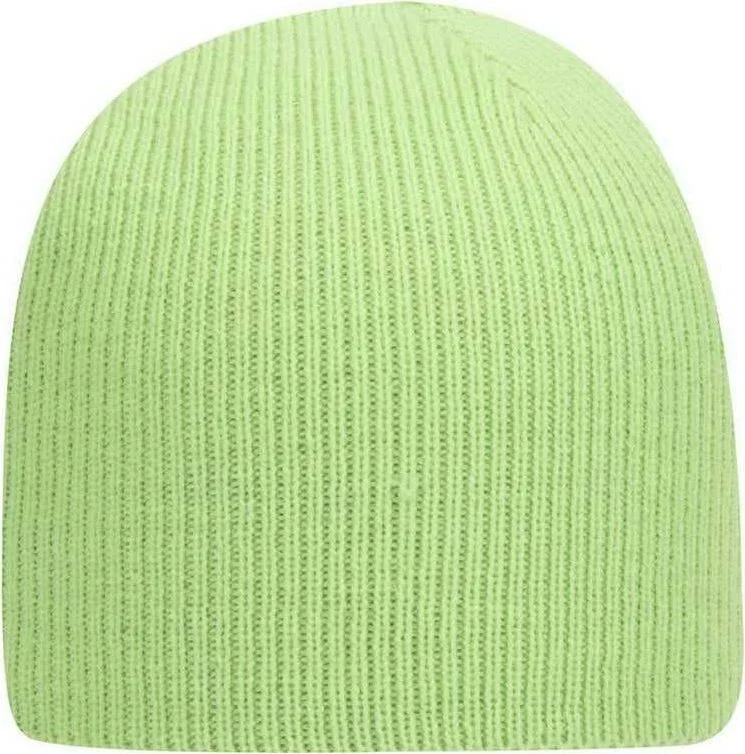 OTTO 82-970 100% Acrylic Knit Beanie 8 1/2" - Lime