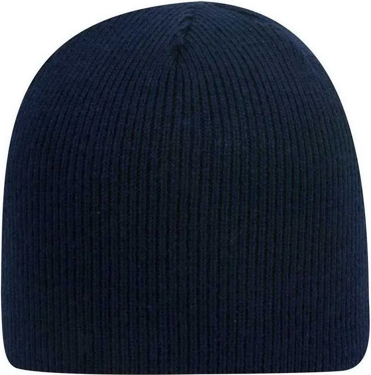 OTTO 82-970 100% Acrylic Knit Beanie 8 1/2" - Navy