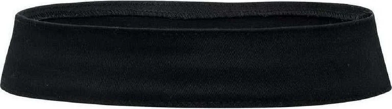 OTTO 92-1097 Stretchable Cotton Twill Hat Band - Black