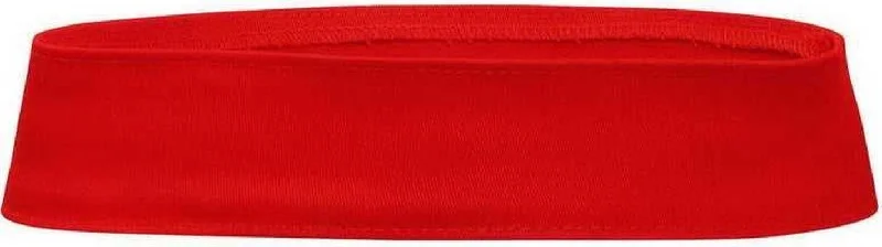 OTTO 92-1097 Stretchable Cotton Twill Hat Band - Red