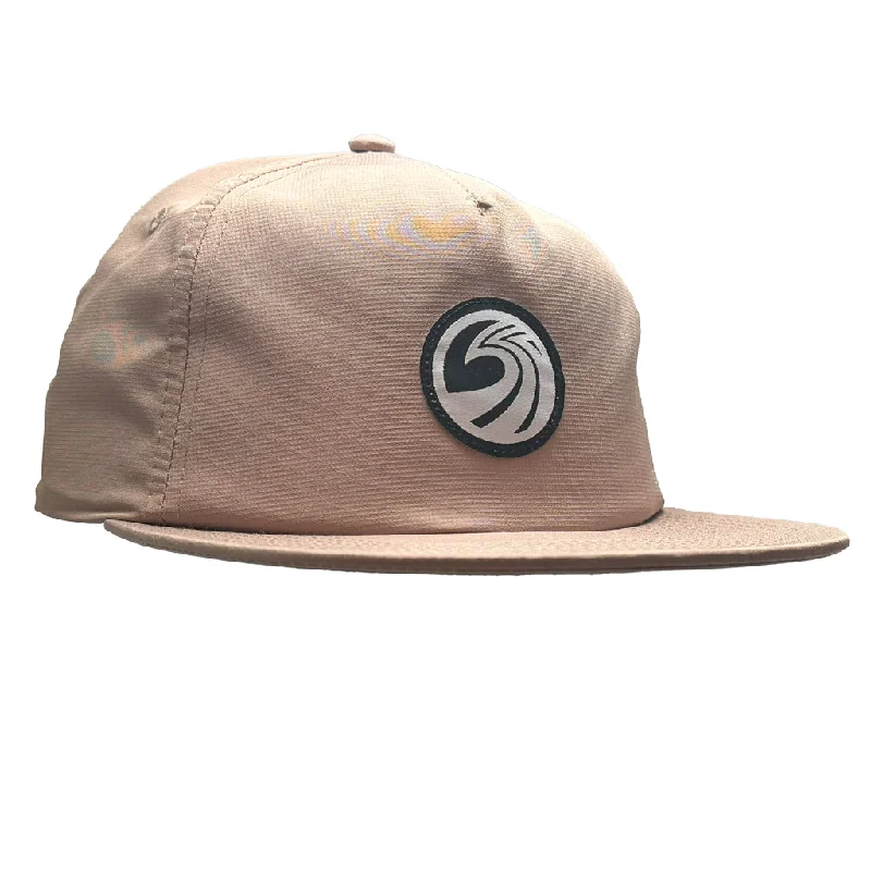 Seaside Surf Shop OG Wave Logo Badge Cap - Khaki