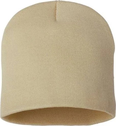 Sportsman SP08 8" Knit Beanie - Camel