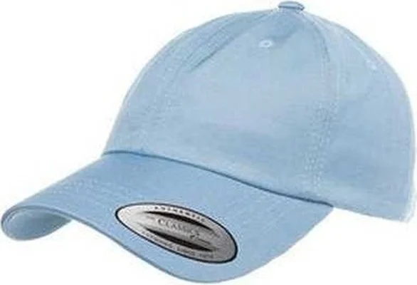 Yupoong 6245CM Adult Low-Profile Cotton Twill Dad Cap - Light Blue