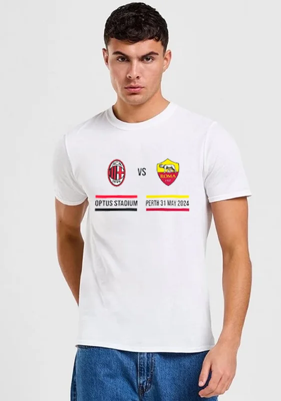 AC Milan vs AS Roma Perth Tour Event Tee  <br>