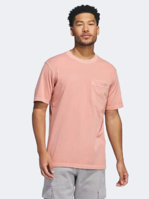 Adidas Essentials Plus Dye Men Originals T-Shirt Wonder Clay