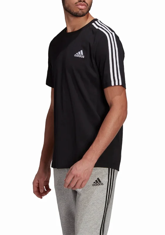 Adidas Mens Essentials 3 Stripes Tee <br> GL3732