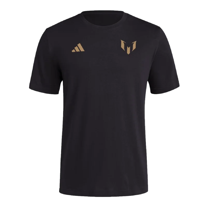 Adidas Messi Gold Name and Number Tee