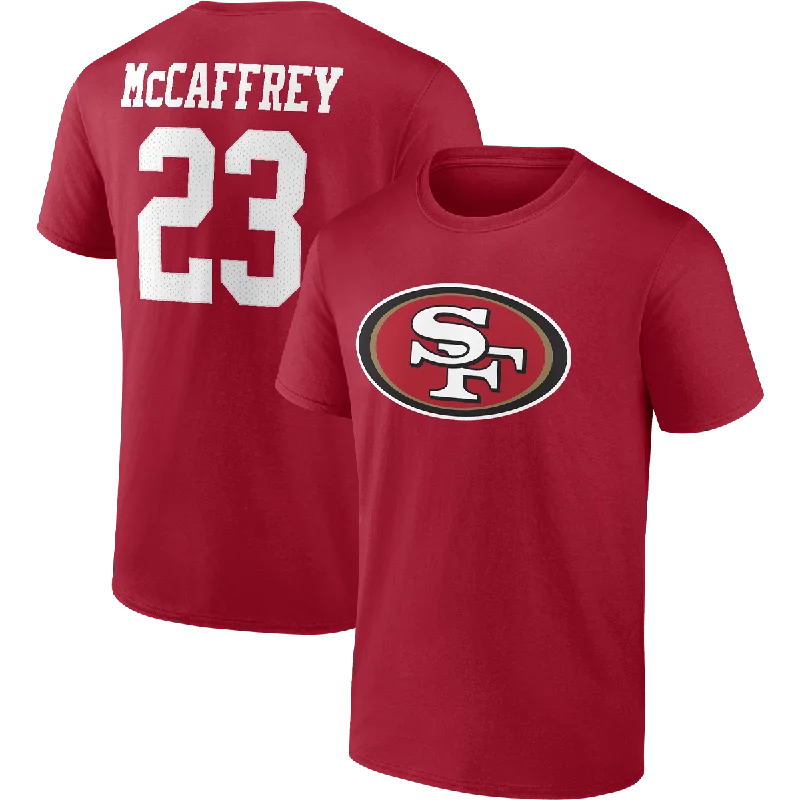 Men's 49ers Player Icon Name and Number Tee - McCaffrey