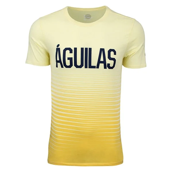 Nike Men's Club America Core Plus Tee Lemon Chiffon/Armory Navy