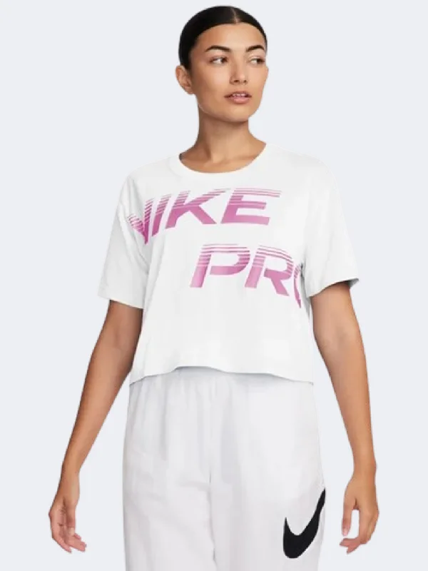 Nike Pro Grx Women Training T-Shirt White/Violet