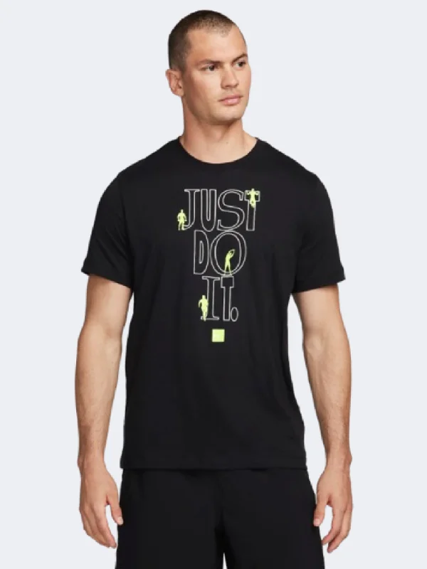 Nike Vintage Men Training T-Shirt Black/Yellow