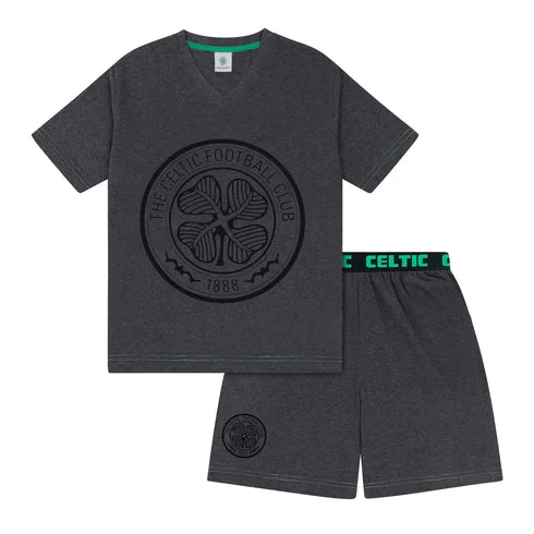 Official Celtic FC Mens Shorts & Tee Pyjama Set