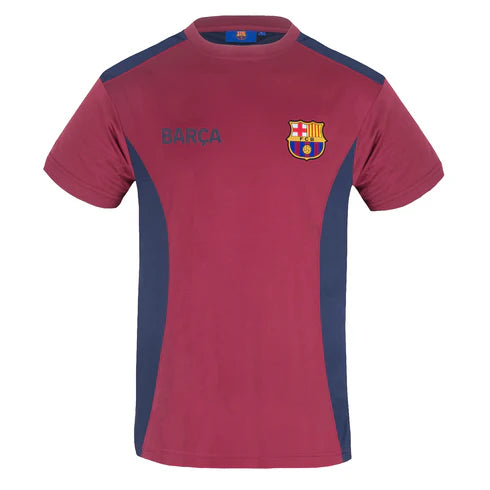 Official FC Barcelona Mens Poly T-Shirt