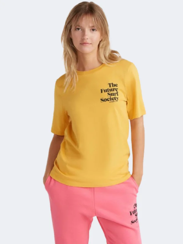 ONeill Future Surf Society Women Lifestyle T-Shirt Golden Haze