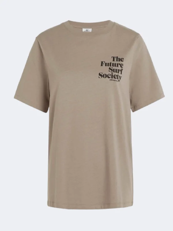 ONeill Future Surf Society Women Lifestyle T-Shirt Pumpkin Smoke