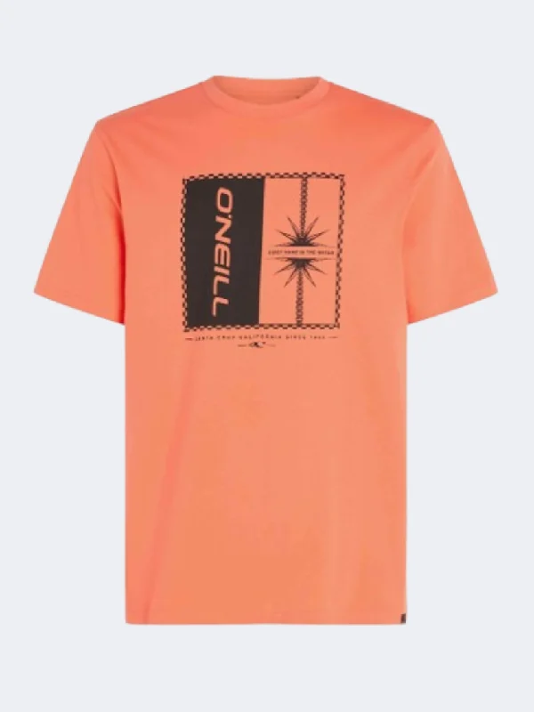 ONeill Mix And Match Palm Men Lifestyle T-Shirt Living Coral