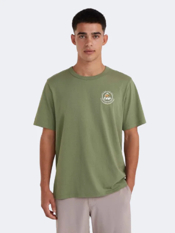 ONeill Trvlr Series Backprint Men Lifestyle T-Shirt Deep Lichen Green