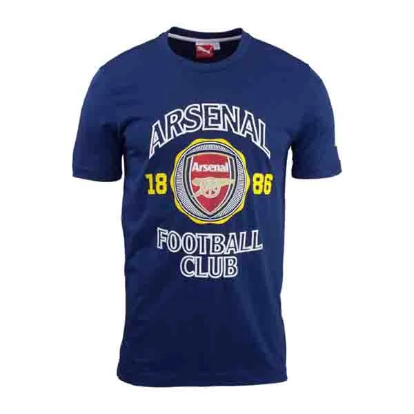 PUMA Men's Arsenal Graphic Tee Blue