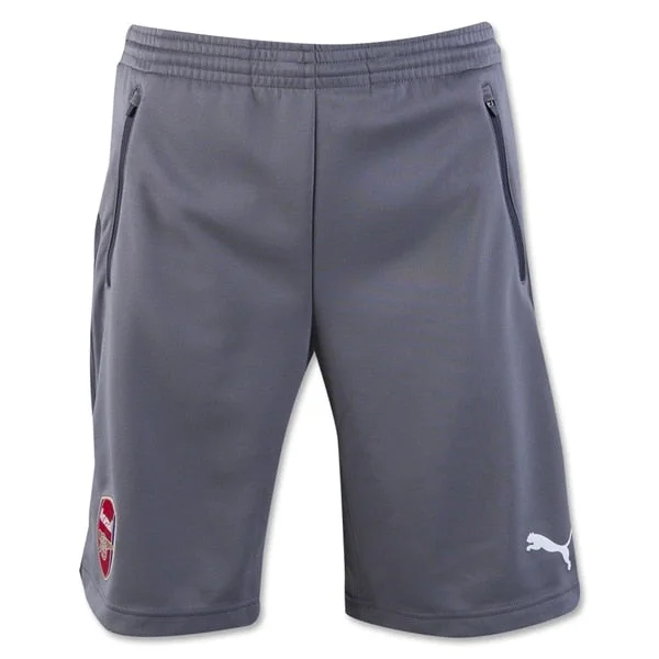 PUMA Men's Arsenal Training Shorts Steel Gray/Ebony