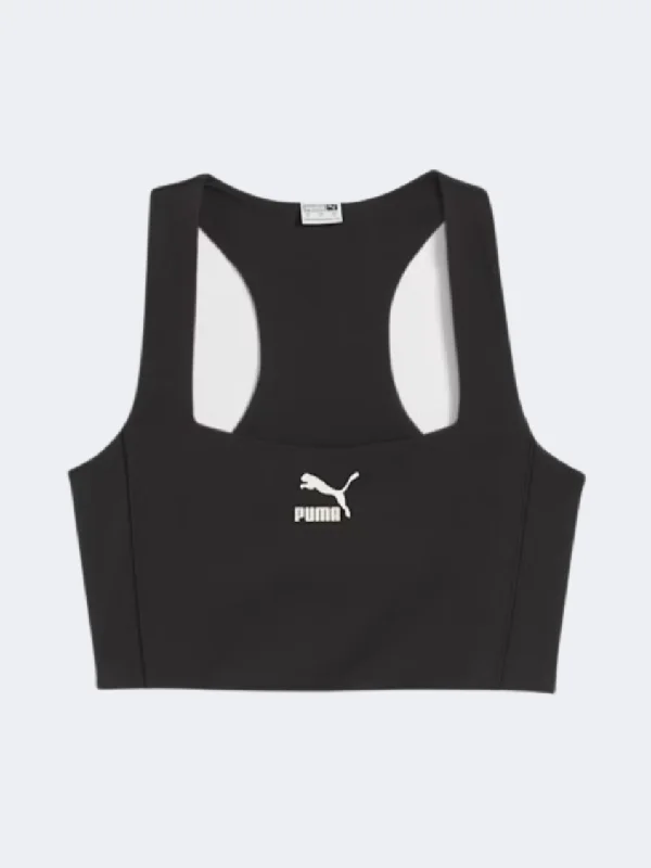 Puma T7 Women Lifestyle T-Shirt Black