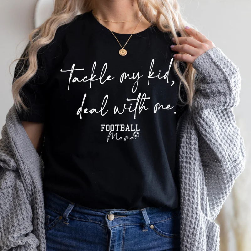 Tackle My Kid Football Mama T-Shirt