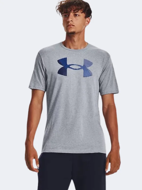 Under Armour Big Logo Fill Men Lifestyle T-Shirt Steel Heather/Black