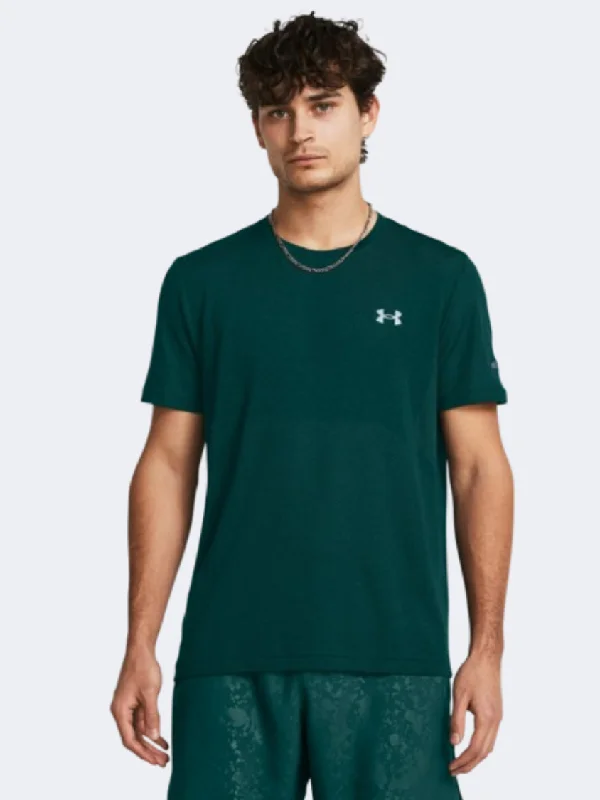 Under Armour Seamless Stride Men Running T-Shirt Teal/Reflective