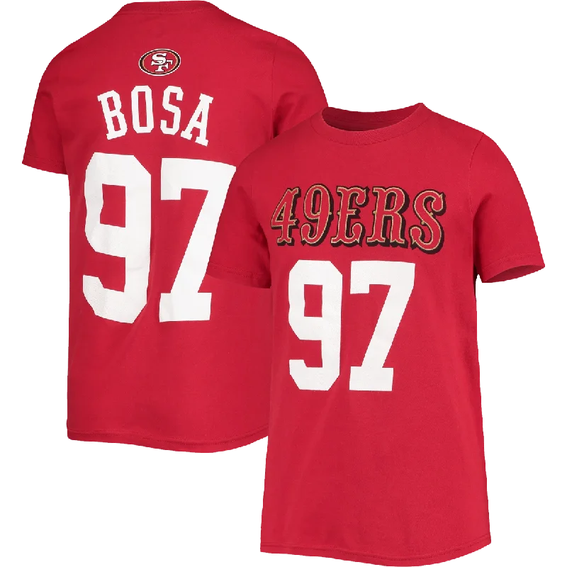 Youth 49ers Mainliner Name & Number Tee -  Bosa