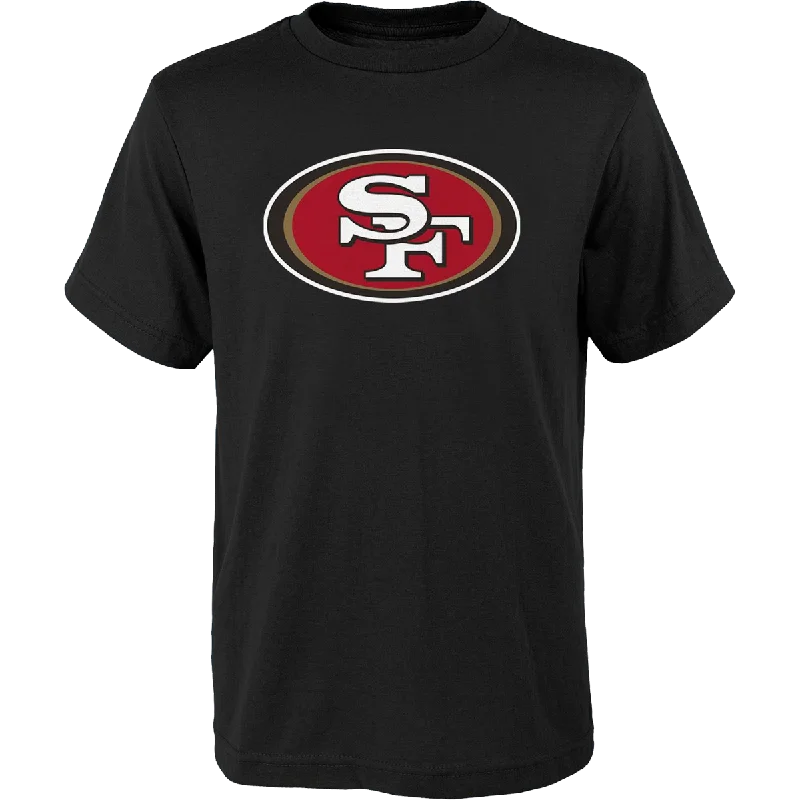 Youth 49ers Primary Logo Short Sleeve Cotton Tee